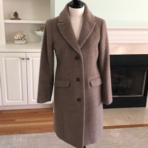 Talbots “Birch” tan/ brown/ taupe Wool coat/jacket